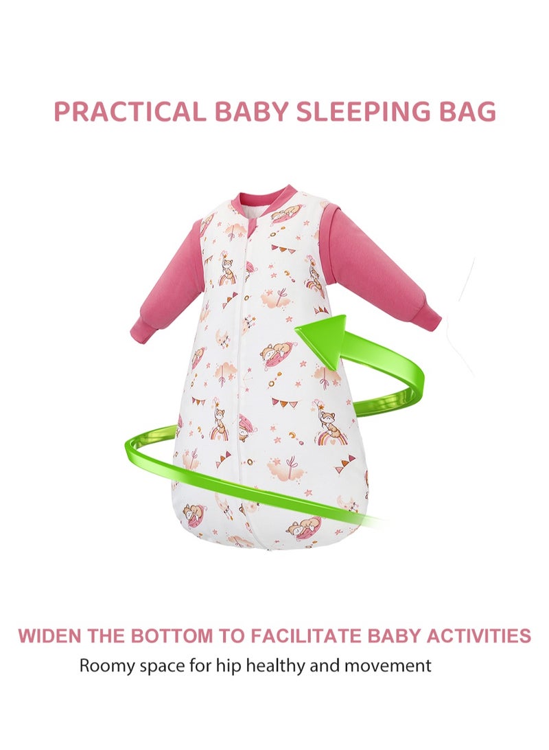 ميريكل بيبي كيس نوم أطفال شتوي 2.5TOG - دافئ وناعم مع أكمام قابلة للإزالة - Image 5