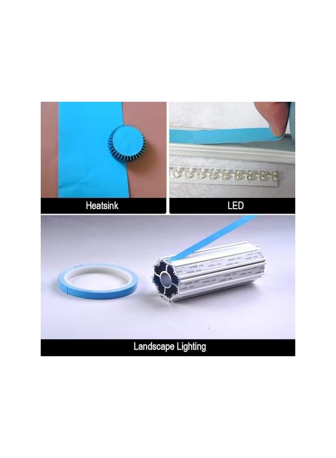 promass Thermal Adhesive Tape, Double Sided Thermal Adhesive Tape for LED Lighting Ic and LED Televisions with Excellent Insulation, High Thermal Conductivity (30mm 25m) - Image 3