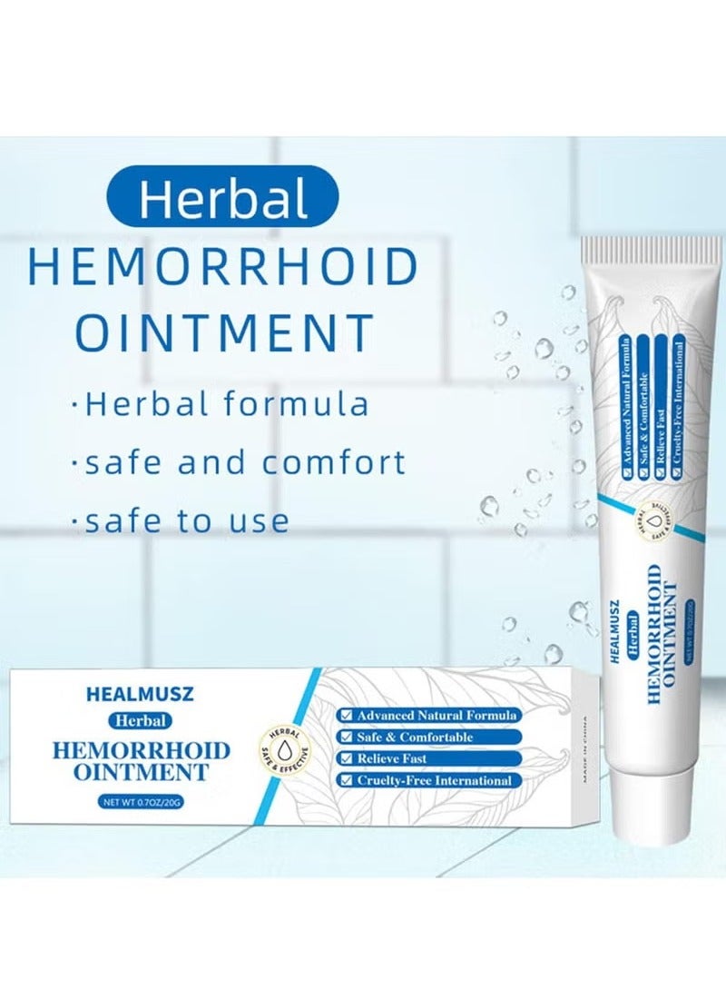 Ethereal Hemorrhoid Ointment Hemorrhoid Treatment Hemorrhoid and Fissure Ointment Fast Relief Hemorrhoid Cream Healing Formula Fast Acting Treatment Hemorrhoid Symptom Ointment 20g 2pcs - Image 4