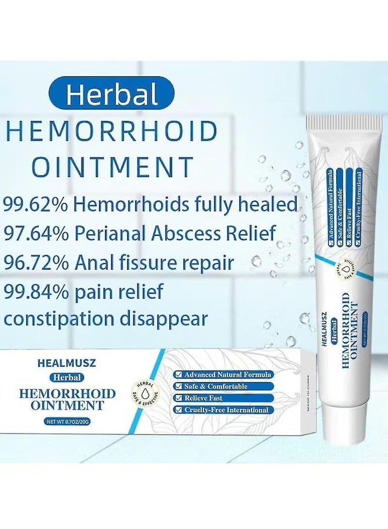 Ethereal Hemorrhoid Ointment Hemorrhoid Treatment Hemorrhoid and Fissure Ointment Fast Relief Hemorrhoid Cream Healing Formula Fast Acting Treatment Hemorrhoid Symptom Ointment 20g 2pcs - Image 5