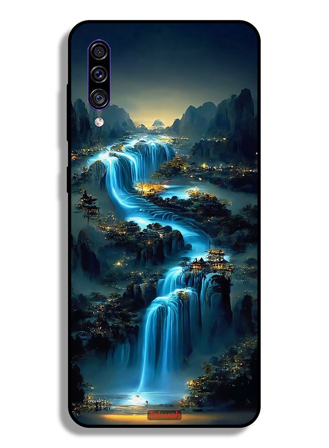 Tolwak غطاء حماية لهاتف Samsung Galaxy A50 بتصميم شلال - Image 1