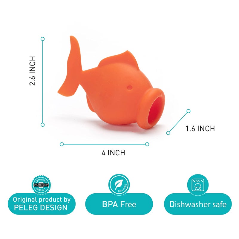 Peleg Design Egg Separator for Raw Eggs â€“ Silicone Egg Yolk and White Separator, YolkFish Lips Swallow Release â€“ Cute Kitchen Tool Gadget for Cooking/Baking - Image 5