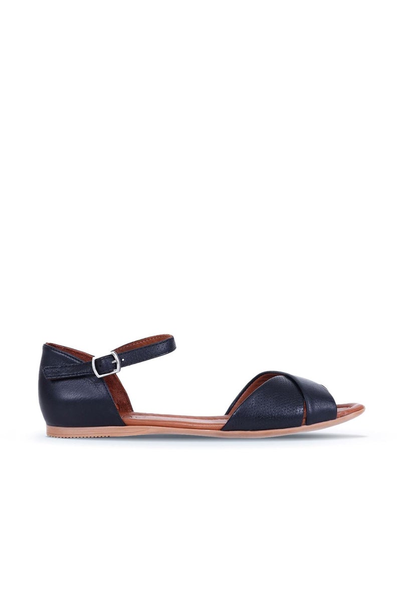Bueno Minimal Strap Flat Sandals - Image 1