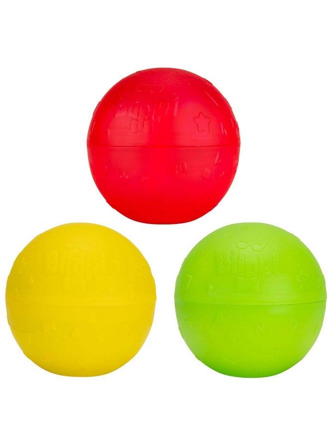 Blippi Blippi Ball Pit Surprise 3 Pack Bundle Learn Shapes and Numbers Toy Figures for Children and Toddlers - Image 3