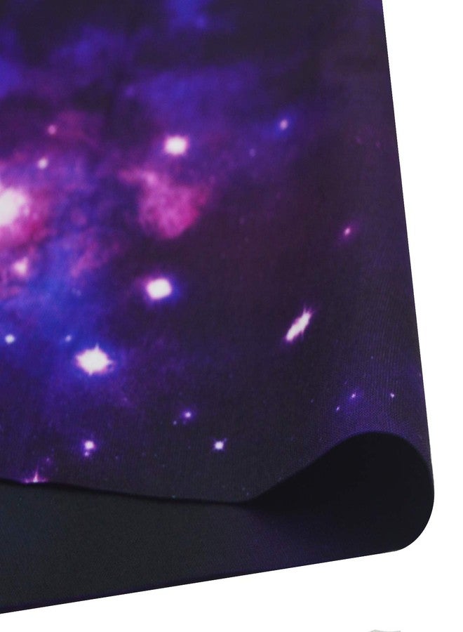 Obacle Seamless Bandana for Rave Face Mask Dust Wind Sun Protection Galaxy Tube Mask Headwear Bandana for Women Men Festival Party Motorcycle Riding Fishing Outdoor (Starry Sky Deep Purple) - Image 4