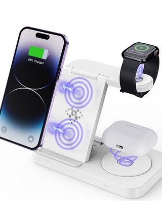 4 In 1 Charging Station,Foldable Fast Wireless Charger Dock Stand For Samsung Android Charging Station Multy Devices For Samsung Galaxy S23 S22 Ultra/S22+/S22/S21/S20/Z Flip 4/Z Fold 4, Galaxy Watch 6 - pzsku/ZFAF59C91BB92BD0880ADZ/45/_/1700729416/0d3176f9-4f36-40d7-929c-d48ac3082c35
