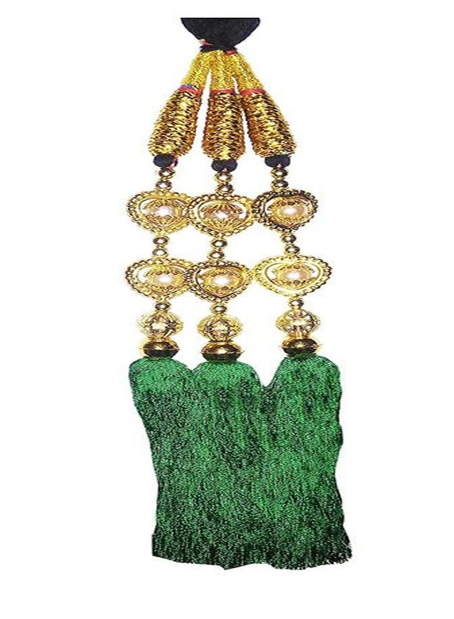 CHRONEX Pack of 2, Punjabi Paranda Parandi Choti Braid/Tassles Hair Accessories - Image 2