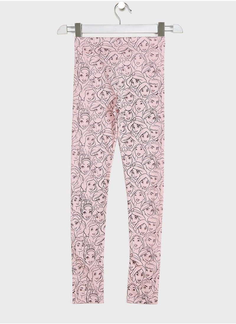 Disney - Youth Disney Princess Leggings - Image 1