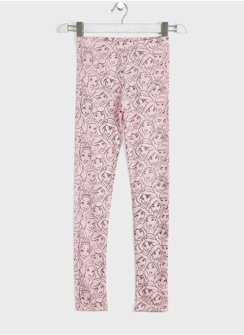 Disney - Youth Disney Princess Leggings - Image 1