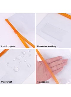EOOUT 32Pcs Poly Zip Envelope Reusable Envelopes 9 X 4.7 Inches A6 Size 10 Colors For Office Supplies  - Image 4