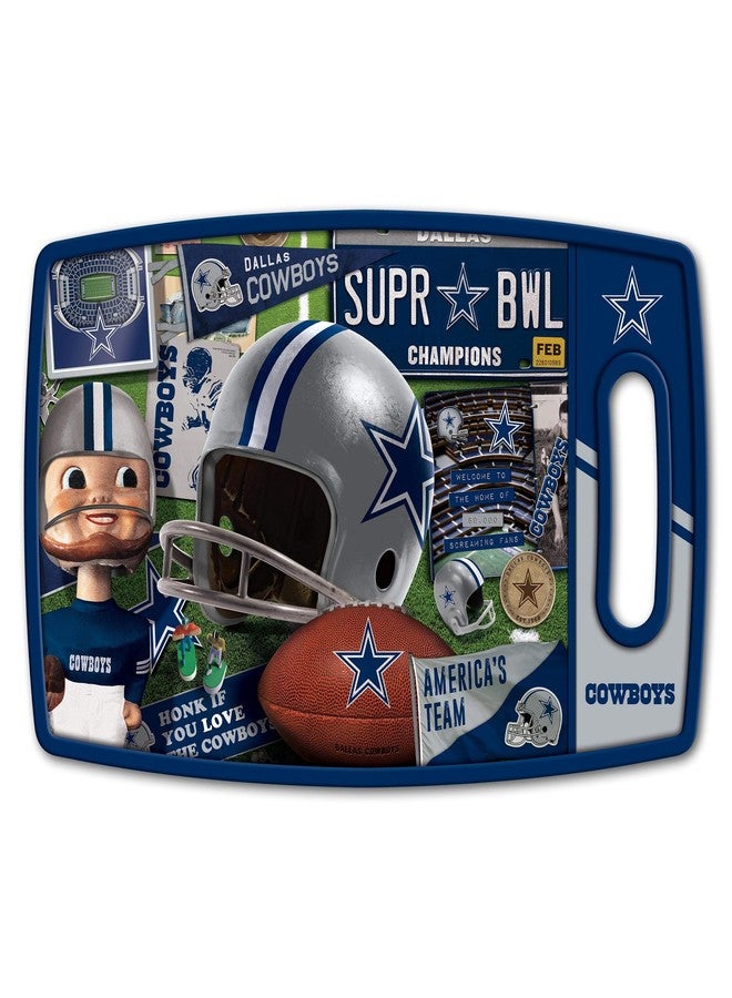 YouTheFan NFL Dallas Cowboys Retro Series Cutting Board - Image 2