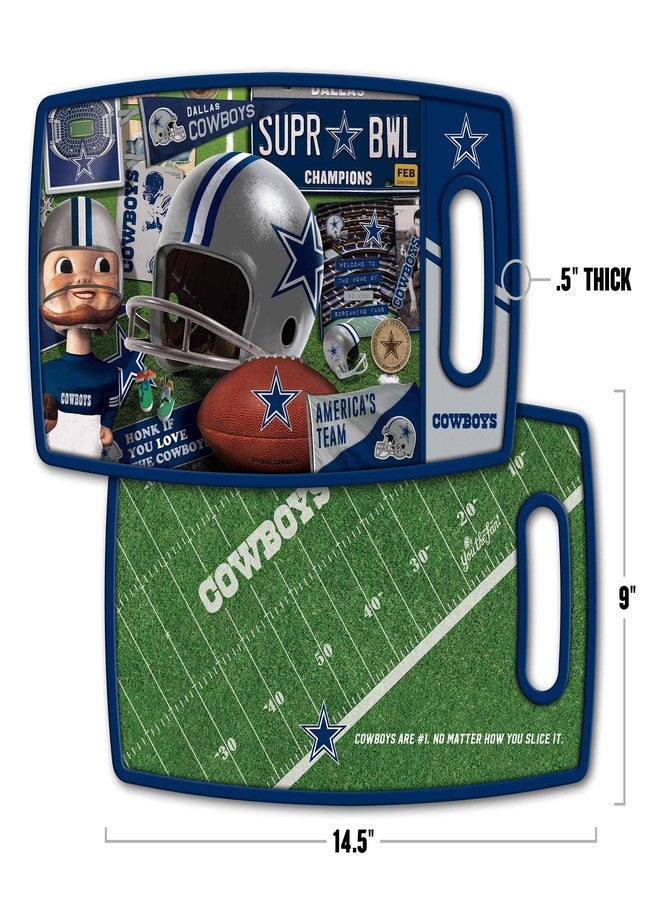 YouTheFan NFL Dallas Cowboys Retro Series Cutting Board - Image 3