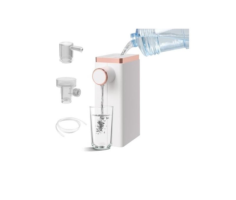 Instant Hot Water Dispenser and Dispenser - Fast Heating Device in Just 3 Seconds - Portable Electric Heater with Pull Out Hose from Bottle - Perfect for Office, Bedroom, Baby Bottle Prep - Image 2