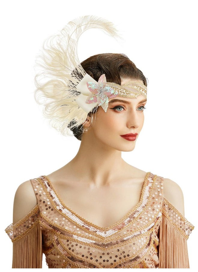 1920S Flapper Headband Peacock Feather Headpiece Gatsby Accessories For Women Sequined Showgirl Headpiece - pzsku/ZFAF5C3132976CC26C8BAZ/45/_/1735566964/2de4e450-a0ad-463f-be49-54216702786c