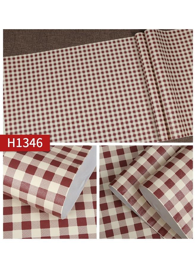 Bluejw Star Cartoon Bedroom Room Dormitory Wall Sticker Plaid Wallpaper Pvc Desktop Wardrobe Self Sticker - Image 1