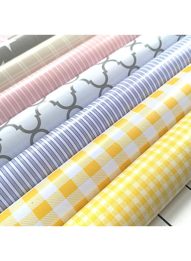 Bluejw Star Cartoon Bedroom Room Dormitory Wall Sticker Plaid Wallpaper Pvc Desktop Wardrobe Self Sticker - Image 3