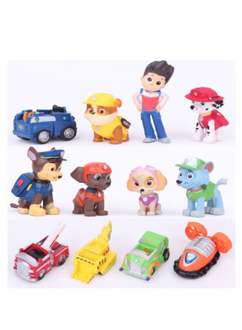 Mini Figurines Deluxe Set of 12 Cupcake Toppers Premium Party Favors for Kids - Image 2