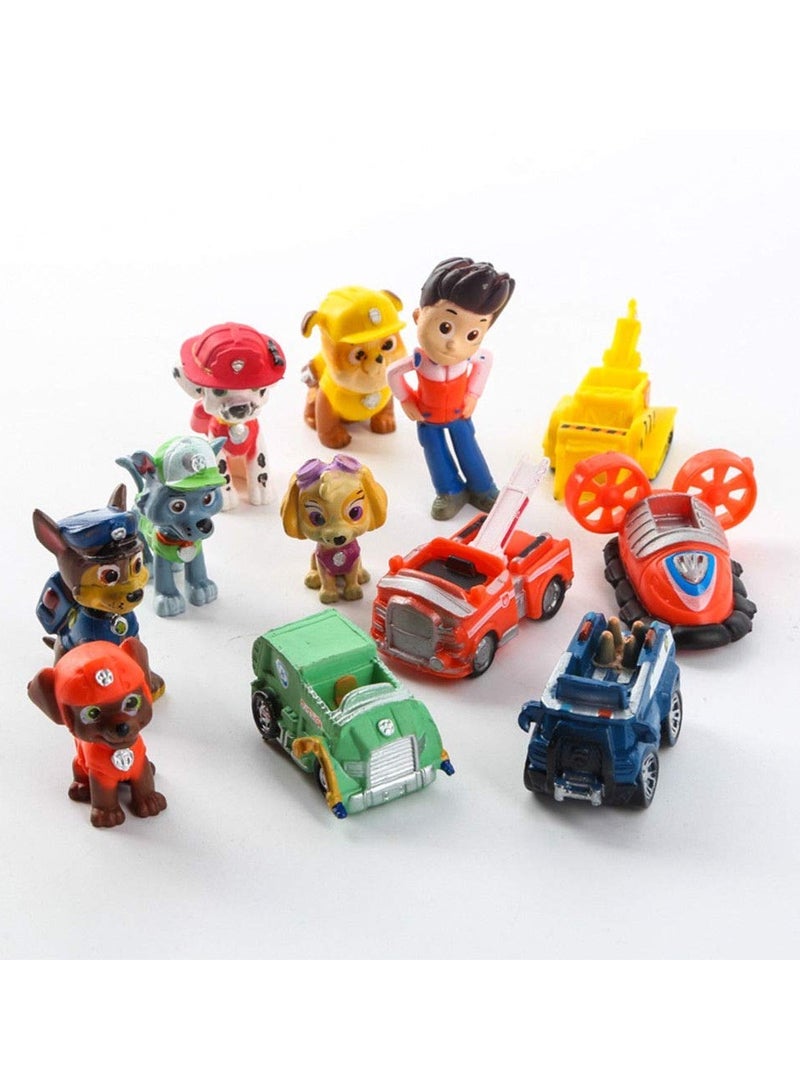 Mini Figurines Deluxe Set of 12 Cupcake Toppers Premium Party Favors for Kids - Image 3