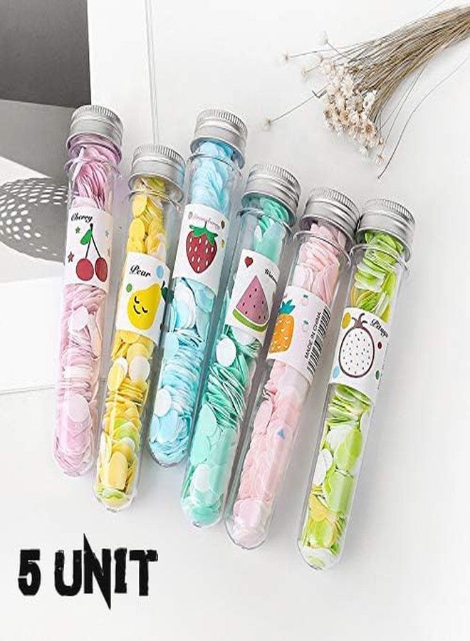 Red Champion Portable Paper Soap Sheets, Scented Bath Flakes, Flower Petals in Tube Bottle for Travel - Image 2