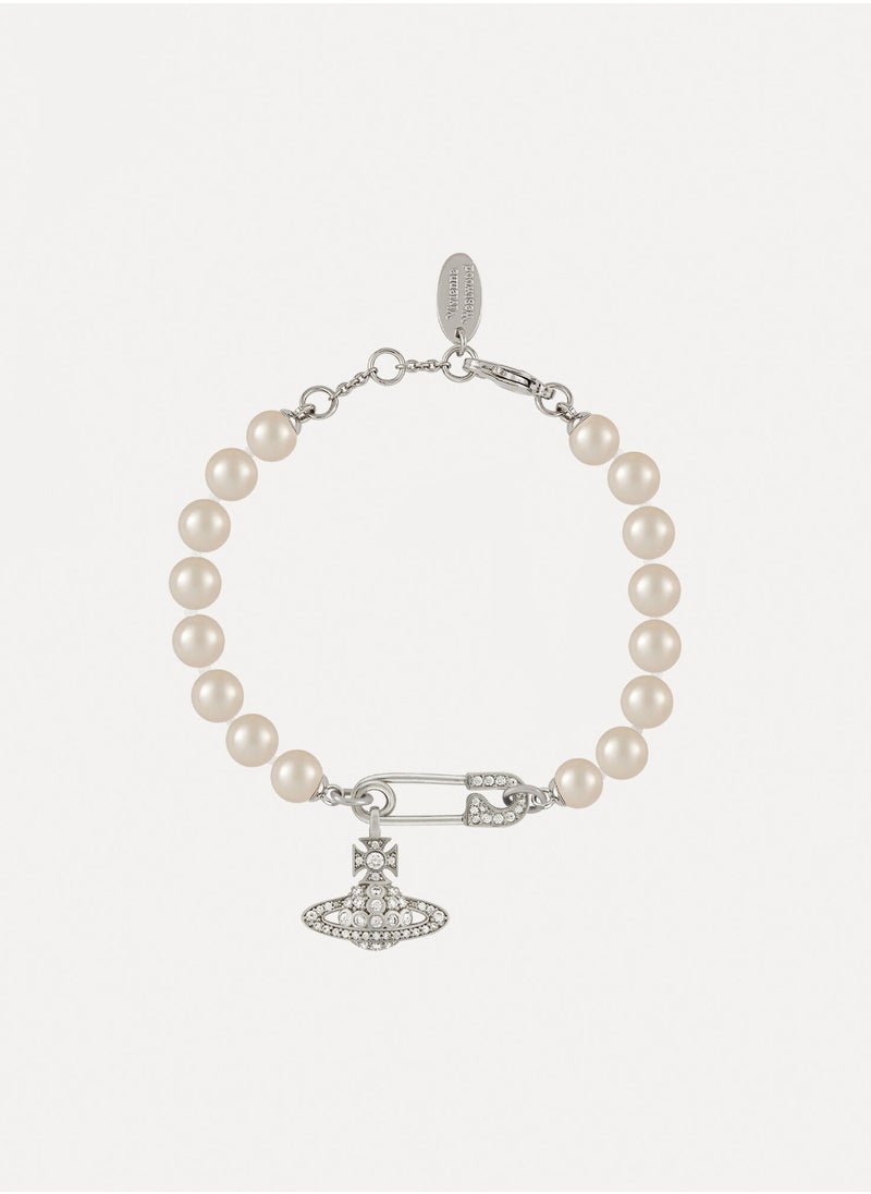 Vivienne Westwood Safety Pin Pearl Bracelet  - Image 1