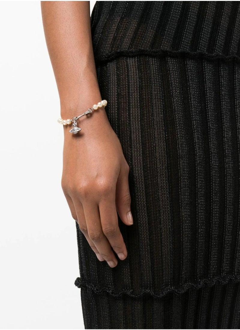 Vivienne Westwood Safety Pin Pearl Bracelet  - Image 3