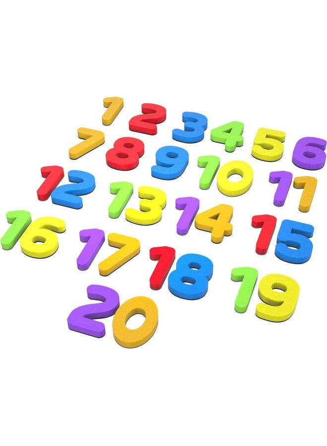 Play Panda Play Panda 123 Magnetic Numbers - 30 Magnetic Numbers That work on any Fridge and Dry Erase Magnetic Board - Ideal for Number Sequencing & Learning - Child safe foam Alphabets with full Magnet Back  - Image 5