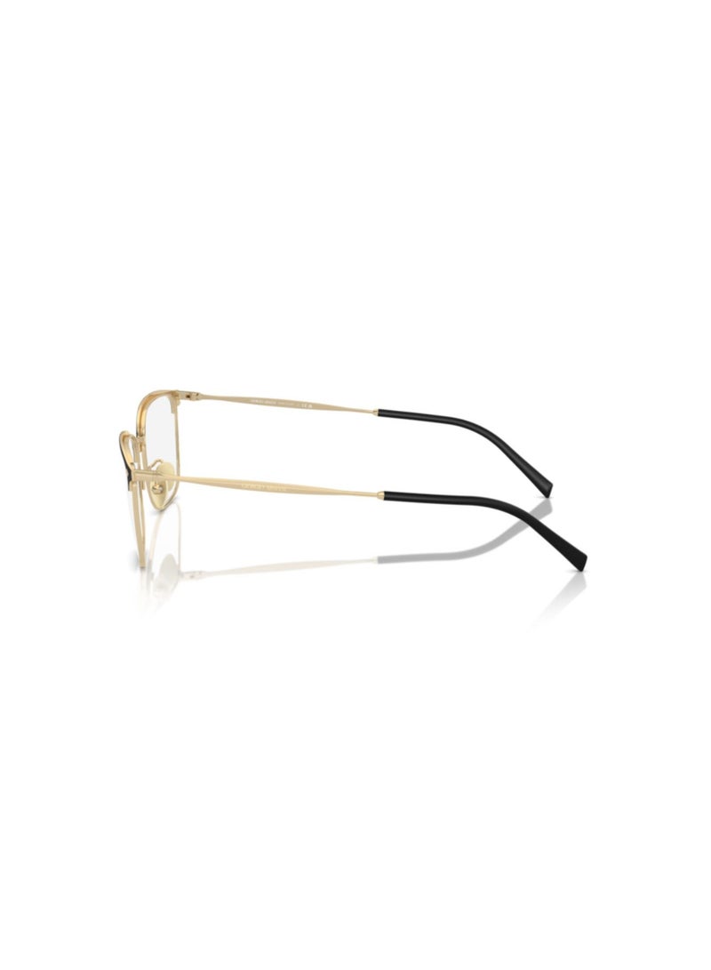 GIORGIO ARMANI Giorgio Armani Man Rectangular  Eyeglasses- Ar 5143 - Lense Size:55Mm - Pale Gold - Image 2