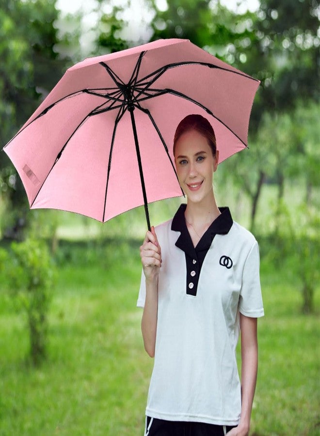 LANBRELLA Umbrella Compact Inverted Folding Umbrellas Auto Open Auto Close - C2.5 Pink - Image 2
