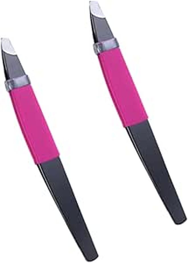 Stainless Steel Eyebrow Tweezers For Precise Grooming Shaping And False Eyelash Application - Image 1