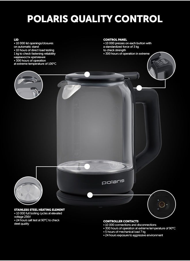 Polaris Polaris Electric Grill PGP 3010 SMOKELESS and Polaris Smart Electric kettle 1712 Wi-Fi IQ Home  - Image 4