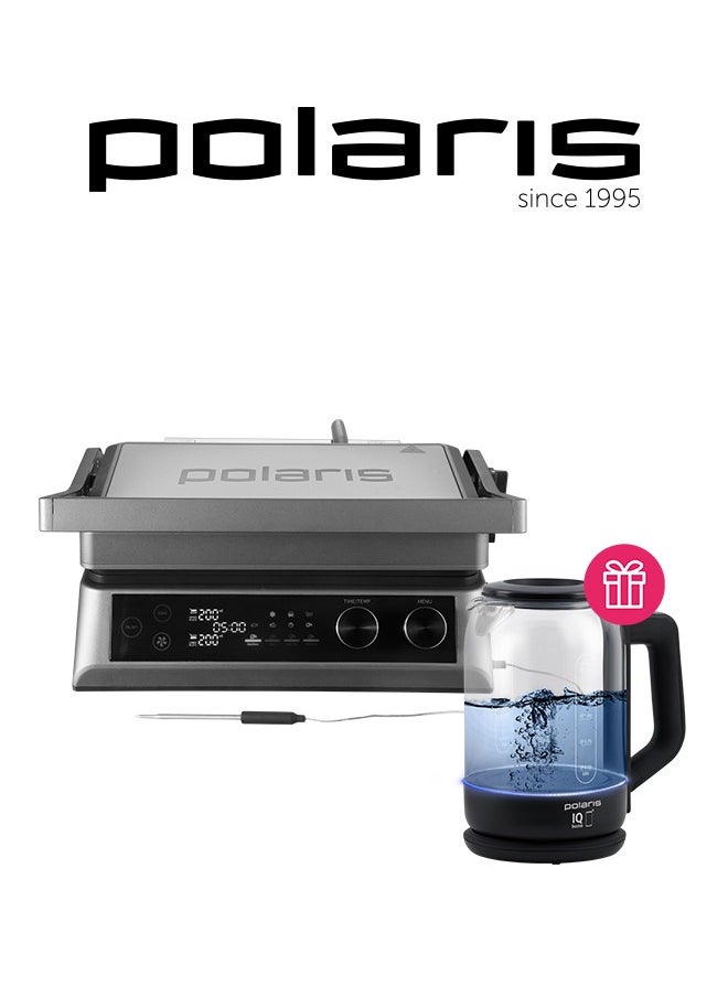 Polaris Ramadan Bundle Offer, buy Polaris Electric Grill PGP 3010 SMOKELESS, get Polaris Smart Electric kettle 1712 Wi-Fi IQ Home - pzsku/ZFAF60D5453AF446A5A20Z/45/_/1739275451/fe18a47f-78b1-496f-823f-59c679ce9fab