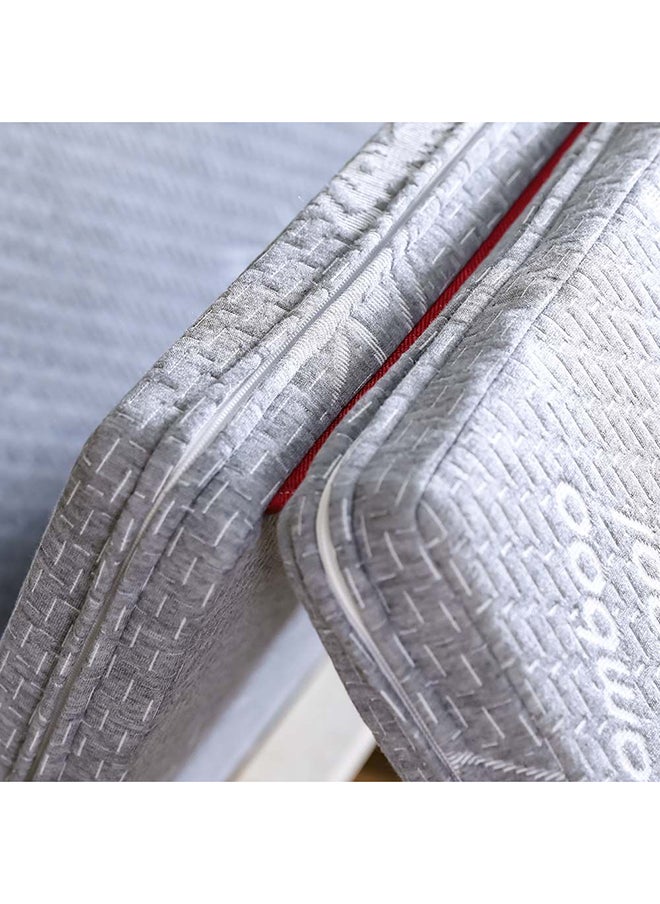 DANUBE HOME Houston Bamboo Foldable Foam Single Mattress Medium Firm Feel Ortho Medical Grey 180x90x6cm  - Image 5