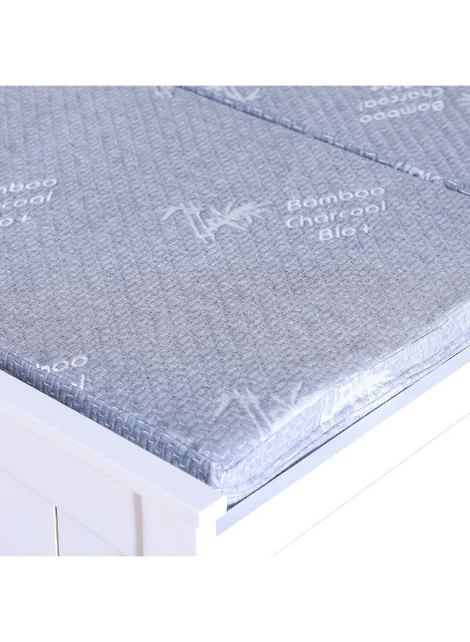 DANUBE HOME Houston Bamboo Foldable Foam Medium Firm Single Mattress-180x90x6 cm - Image 2