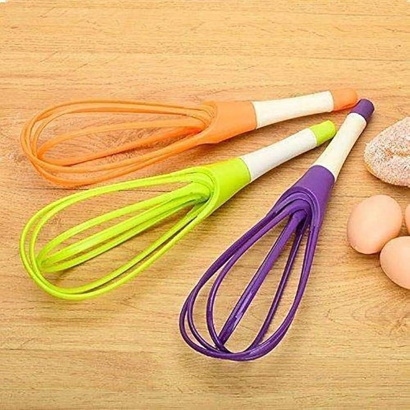 VOLTA INDIA Portable Handheld Plastic Whisk Beater Blender Lightweight Mixer Kitchen Whipping ToolPack of 2  - Image 5