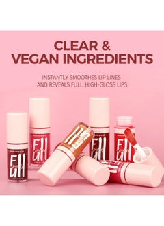 Gecomo Moisturizing Lip Oil, No-Sticky Tinted Lip Gloss For Dry Lips Lip Balm Lip Care, Shiny And Vegan Tinted Lip Gloss 0.16Oz - O5 Athena  - Image 2