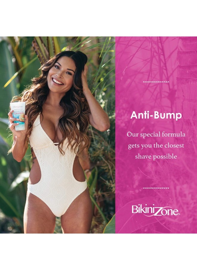 Bikini Zone Ikini Zone Antibumps Shave Gel Close Shave W/No Bumps Irritation Or Ingrown Hairs Dermatologist Recommended Clear Full Body Shaving Cream (5 Oz Pack Of 2)  - Image 3