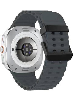 ZORE Galaxy Watch Ultra 47MM KRD-118 Serrated Design Silicone Strap-Blue  - Image 5