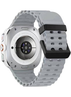 ZORE Galaxy Watch Ultra 47MM KRD-118 Serrated Design Silicone Strap-Blue  - Image 4