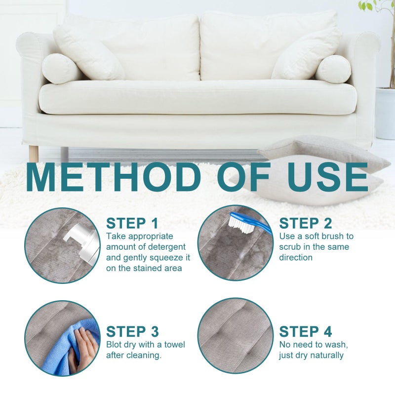 Jaysuing Foam Cleaner Clothes Cleaning Decontamination Dry Cleaning Carpet Curtain Sofa Water-Free Cleaning Agent - Image 4