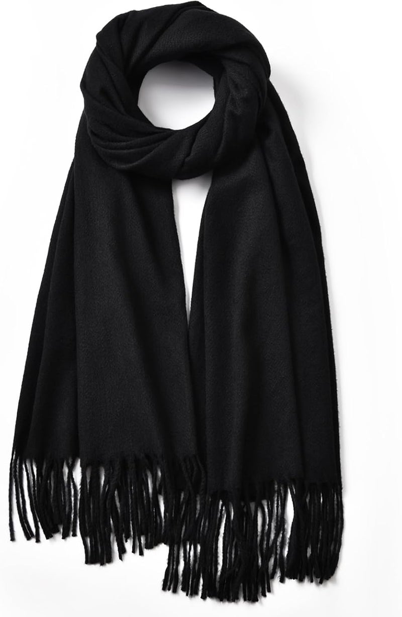 HZYH Women's Winter Scarf, Classic Pashmina Shawls and Wraps, Cashmere Feel Scarfs for Women, Long Scarves, Winter Warm Large Blanket Scarf for Outdoor, Travel - Image 1