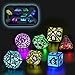 FONVGOGO Light Up DND Dice Set Rechargeable with Charging Case for Dungeons and Dragons Cool Unique LED Dice Set D and D 7 Color Polyhedral Role Playing RPG Dice for Tabletop DND Gifts Pumpkin RGB - Image 2