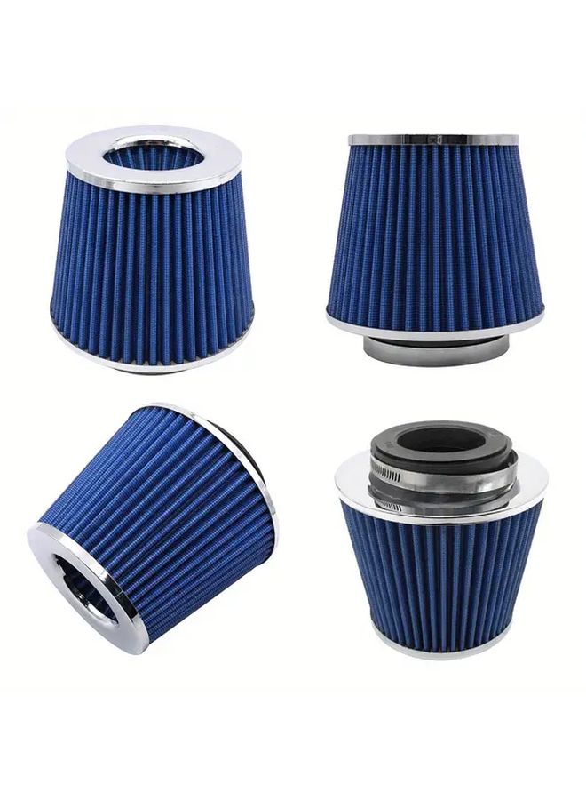 Universal 5 In 1 Car Air Filter Mushroom Head Red 63 70 76 80 89MM Size - Image 4