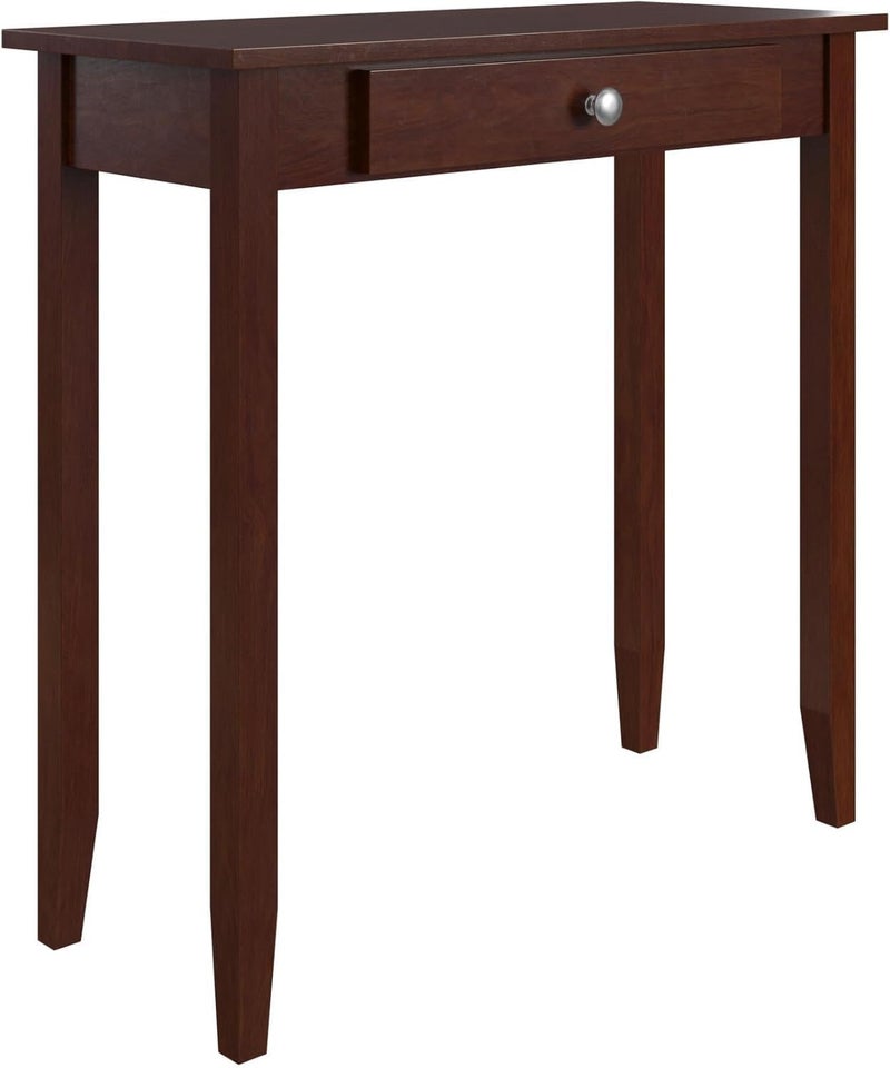 Streem Furniture Wooden Console Table for Living Room | Side Entrance Table for Home with 1 Drawer | Sheesham Wood, Coffee Color - Image 5