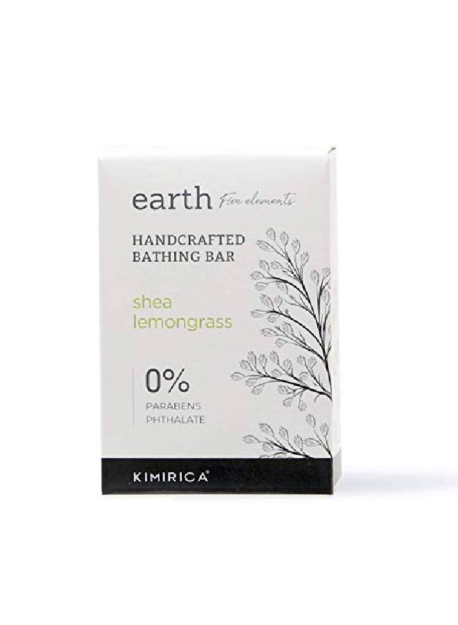 KIMIRICA Earth Shea Lemongrass Bathing Soap Bar Handmade 100% N Paraben Free 100G - Image 2
