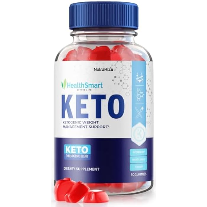 NutraRize HealthSmart Keto ACV Gummies for Advanced Weight Loss, Maximum Strength Supplement, Gomitas Reviews (60 Gummies) - Image 1
