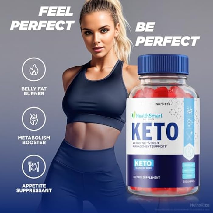 NutraRize HealthSmart Keto ACV Gummies for Advanced Weight Loss, Maximum Strength Supplement, Gomitas Reviews (60 Gummies) - Image 2
