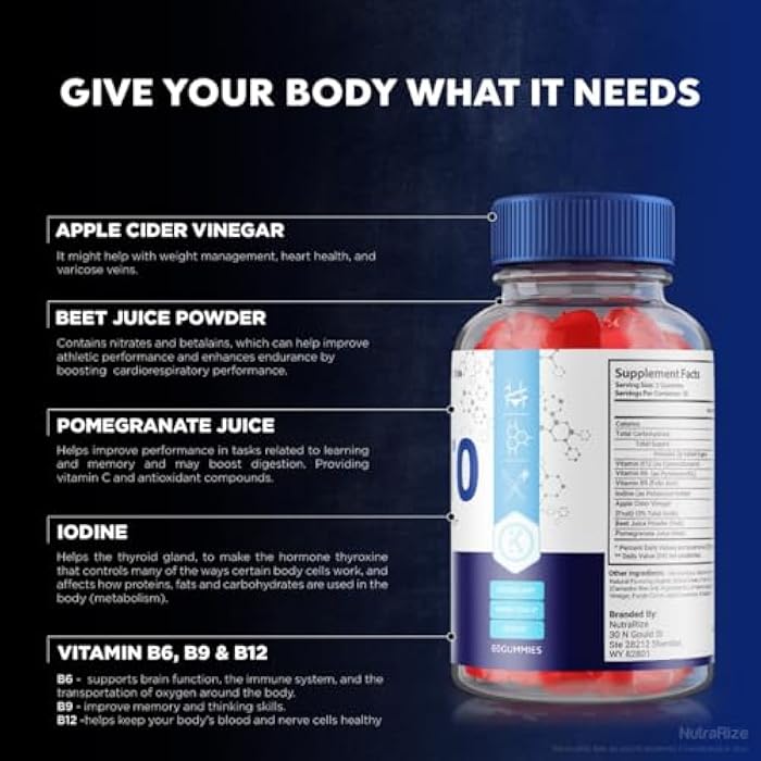 NutraRize HealthSmart Keto ACV Gummies for Advanced Weight Loss, Maximum Strength Supplement, Gomitas Reviews (60 Gummies) - Image 3