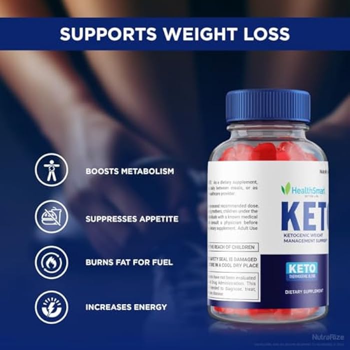 NutraRize HealthSmart Keto ACV Gummies for Advanced Weight Loss, Maximum Strength Supplement, Gomitas Reviews (60 Gummies) - Image 5