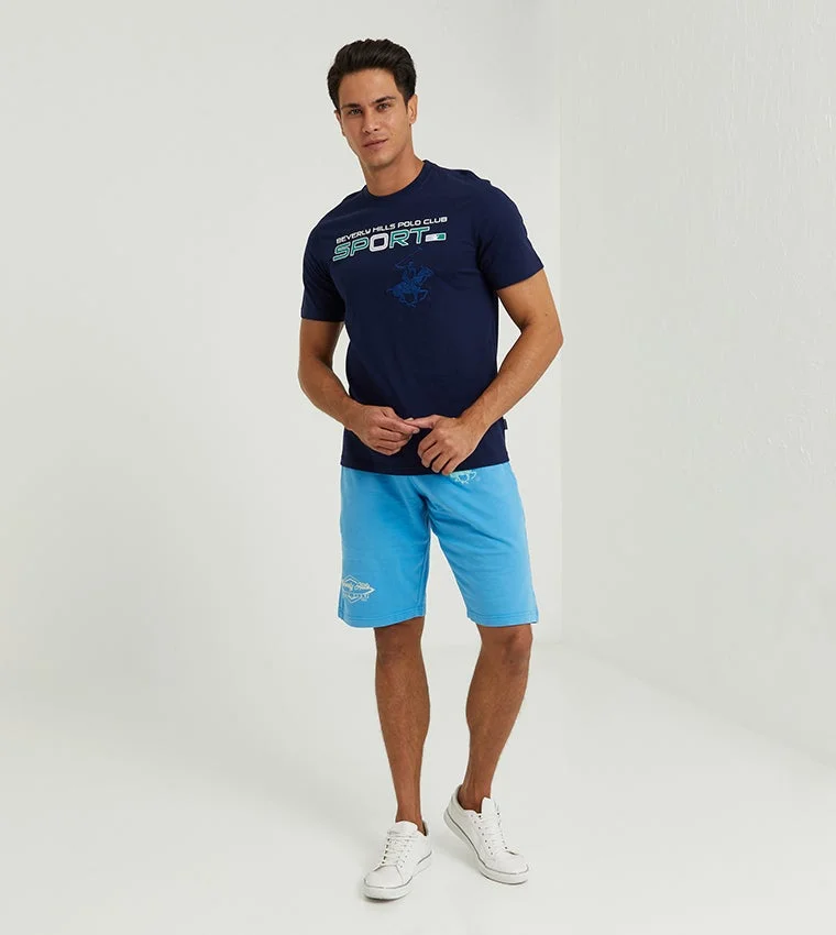 BEVERLY HILLS POLO CLUB  Logo Printed Short Sleeves T-Shirt for Men | Best Price UAE