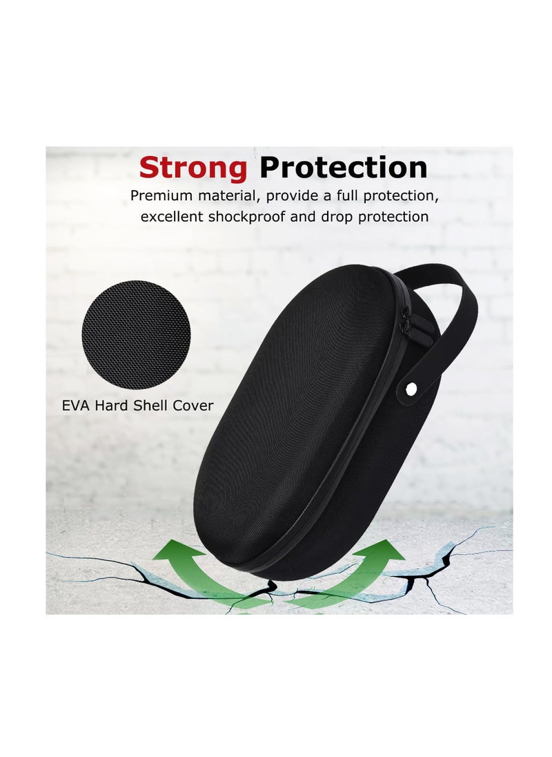 SYOSI Hard Carrying Case for Apple Vision Pro, Hard Storage Bag, Multiple Compartments for Apple Vision Pro, Handheld Travel Case Portable Bag, Compatible with Battery & Charger Accessories  - Image 3
